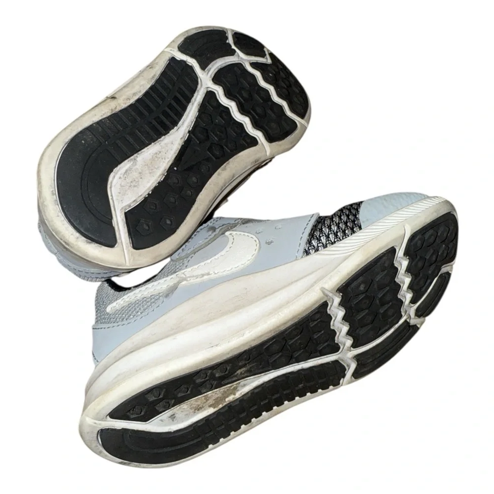 Nike Baby Boy's Downshifter 7 Athletic Shoe Grey/White/Black - Picture 5 of 6